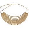 Alloy Curb Chain Multilayer Waist Chains for Women FS-WG2C43C-01-4