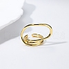 Geometric Design S925 Sterling Silver Cuff Rings for Women WH1236-1-4