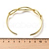 Brass Cuff Bangles for Women BJEW-F498-05G-5