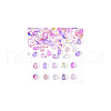 AHADERMAKER 100Pcs 10 Colors Handmade Lampwork Beads LAMP-GA0001-10-7