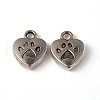 Tibetan Style Charms Pendants X-TIBEP-A123278-AS-LF-4