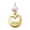 Brass Pendants KK-B132-11G-1