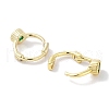 Brass Pave Cubic Zirconia Hoop Earrings for Women EJEW-L269-124G-3