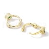 Brass Pave Cubic Zirconia Hoop Earrings for Women EJEW-L269-124G-3