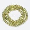Electroplate Glass Beads Strands EGLA-A034-T10mm-K15-2