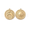 304 Stainless Steel Pendants STAS-L022-498G-1