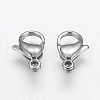 304 Stainless Steel Lobster Claw Clasps STAS-F125-13x8mm-P-2