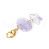 Star/Octagon Glass Pendant Decorations HJEW-JM01044-4