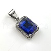 Elegant Punk Hip Hop Stainless Steel Rhinestone Pendant Necklaces XQ7277-5