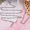 Tarnish Resistant 304 Stainless Steel Link Chains X-CHS-K001-83-3