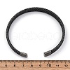316 Surgical Stainless Steel Cuff Bangles for Men BJEW-P319-05B-B-3