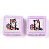 Opaque Resin Decoden Cabochons RESI-N039-130D-1
