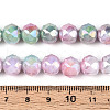 Electroplate Glass Beads Strands GLAA-N010-10mm-09-4