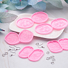 Cheriswelry 110Pcs Food Grade Pendant Silicone Molds DIY-CW0001-26-21