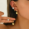 3 Pairs Fashion Stainless Steel Butterfly Earring Sets JH6323-1-1