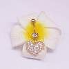 316L Surgical Stainless Steel Micro Pave Clear Cubic Zirconia Belly Rings FS-WGA8928-09-1