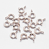 925 Sterling Silver Spring Ring Clasps STER-K167-076B-RG-1