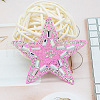 Star Glitter Hotfix Rhinestone DIY-WH0260-63F-1