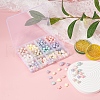 333Pcs 12 Style Spray Painted Acrylic Beads MACR-YW0001-52-9