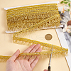 Polyester Fringe Ribbons OCOR-WH0091-70-3