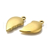 Ion Plating(IP) 304 Stainless Steel Split Pendants STAS-U031-11G-2