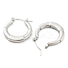 Non-Tarnish Ring 304 Stainless Steel Hoop Earrings for Women EJEW-C067-10P-2