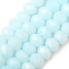 Faceted Rondelle Glass Beads Strands X-GLAA-I033-3mm-11-3