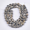 Natural Dalmatian Jasper Beads Strands G-S354-17-2