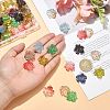100Pcs Glass Pendants GLAA-CJ0002-33-4