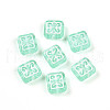 Transparent Acrylic Beads TACR-T028-53-1