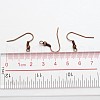 Earring Jewelry Findings Red Copper Iron Earring Hooks X-E135-NFR-4