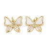 Brass Micro Pave Cubic Zirconia Pendants KK-U058-08G-04-1