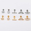 G23 Titanium Micro Pave Clear Cubic Zirconia Threadless Labrets WGF680D-02-2
