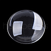 Transparent Glass Cabochons GGLA-R026-18mm-B-3