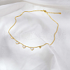 Stainless Steel 5 Heart Pendant Necklaces for Women Daily Wear DA3122-2-1