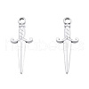 Non-Tarnish 201 Stainless Steel Pendants X-STAS-N098-246P-1