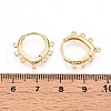 Brass Hoop Earring Finding KK-N261-66G-3