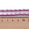 Electroplate Glass Beads Strands EGLA-Q128-13A-4
