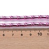 Electroplate Glass Beads Strands EGLA-Q128-13A-4