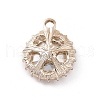 Alloy Rhinestone Pendants ALRI-C008-58LG-01-2