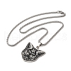 Non-Tarnish 304 Stainless Steel Pendant Necklaces NJEW-K253-06P-2