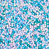 Opaque Glass Round Seed Beads GLAA-TAC0025-07A-01-3