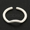 925 Sterling Silver Open Cuff Ring RJEW-Z036-01S-2