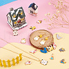 Craftdady 56Pcs 14 Style Rack Plating Alloy Enamel Pendants ENAM-CD0001-25-7