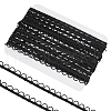 WADORN 10 Yards Polyester Braided Trims with Elastic Button Loops EC-WR0001-02A-1