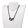 Personalized ABS Plastic Cable Chain Necklaces X-NJEW-JN02850-5