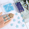 SUNNYCLUE 50Pcs Hollow Spray Painted Alloy Pendants FIND-SC0012-27B-3