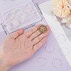 Beebeecraft 100Pcs 316 Surgical Stainless Steel Wine Glass Charms Rings STAS-BBC0005-97B-3