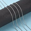 Non-Tarnish 3.28 Feet 304 Stainless Steel Curb Chains X-CHS-R008-04-3