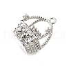 Brass Charms KK-C096-01P-2